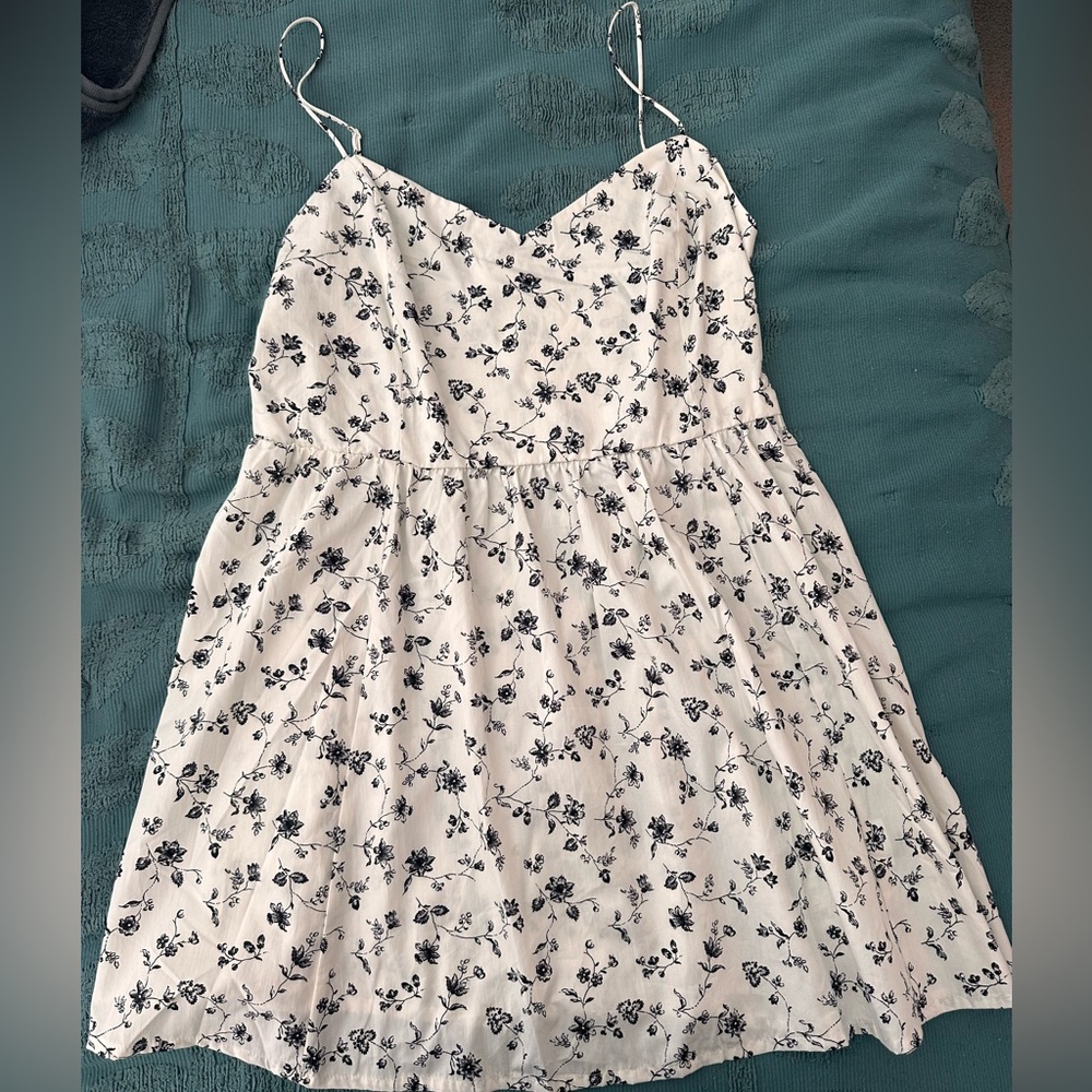 H&M Black Floral Sundress